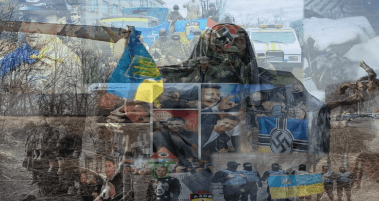 Genocidal Ukrainian Nazi Lynch Mob Israeli Minions Azov Battalion
