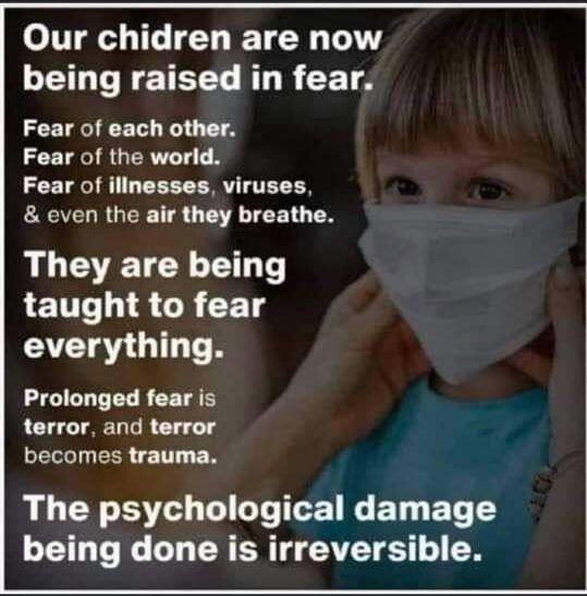 Our Children Are Being Raised in fear