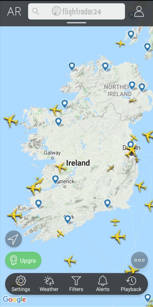 Flight RADAR 24 Flight Tracker