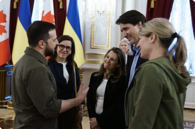 Trudeau Visits War Torn Ukraine