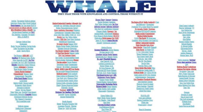 WHALE.TO (They Fear Those With Knowledge And Control Those Without It)
