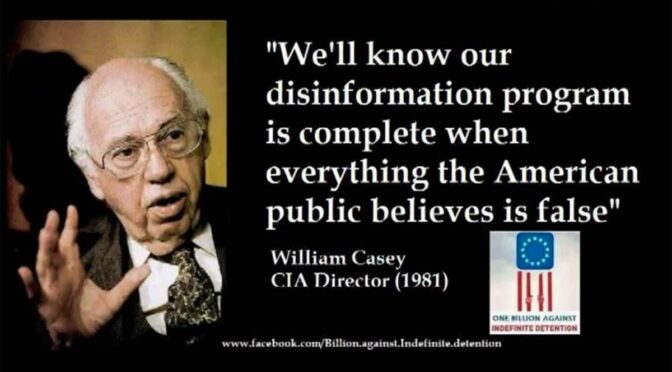 In 1967, the CIA Created the Label “Conspiracy Theorists” to Attack Anyone Who Challenges the “Official” Government Narrative