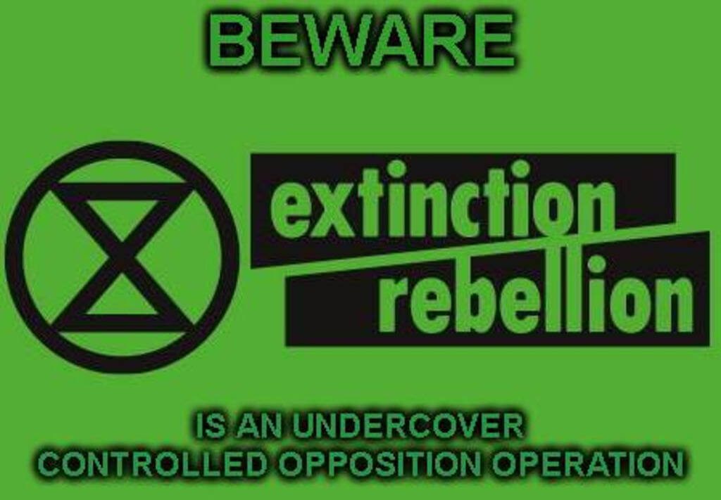 Beware Extinction Rebellion Is Another Controlled Opposition Psyops
